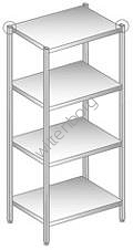 Regał magazynowy 1200x500x1800mm