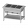 Stanowisko z płytą grzewczą ceramiczną 3xGN 1/1 1245x750x880 mm