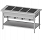 Stanowisko z płytą grzewczą ceramiczną 4xGN 1/1 1570x750x880 mm