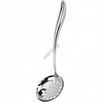 Łyżka cedzakowa do serwowania z otworem do zawieszenia, L 390 mm