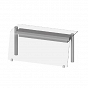 Nadstawka pojedyncza grzewcza szkło gięte 990x455x450 mm