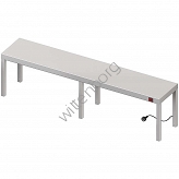 Nadstawka grzewcza na stół pojedyncza 1800x400x400 mm