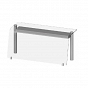 Nadstawka pojedyncza neutralna szkło gięte 790x455x450 mm