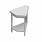 Stanowisko narożne 45 stopni wewnętrzne 667x830x880 mm