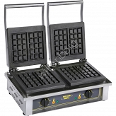 Gofrownica podwójna, wzór BRUSSELS, P 2 x 1.6 kW