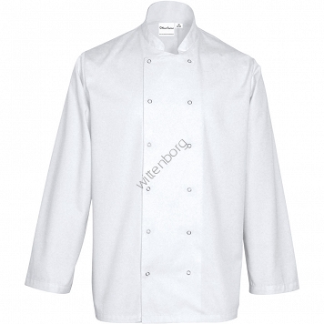 Bluza kucharska, unisex, CHEF, biała, rozmiar XL