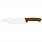 Nóż kuchenny, HACCP, brązowy, L 210 mm