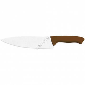 Nóż kuchenny, HACCP, brązowy, L 210 mm
