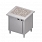 Stanowisko grzewcze z płytą grzewczą granit , zabudowane 1132x750x880 mm