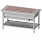 Stanowisko z płytą grzewczą granit 4xGN 1/1 1570x750x880 mm