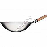 Patelnia wok, stal satynowana, O 400 mm