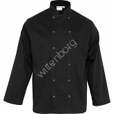 Bluza kucharska, unisex, CHEF, czarna, rozmiar M