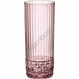 Szklanka wysoka, lilac rose, America' 20 s, V 400 ml