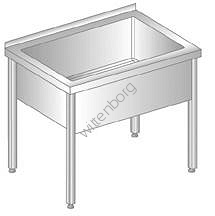 Stół z basenem jednokomorowym 1200x700mm