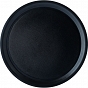 Taca laminowana, czarna, matowa, O 330 mm