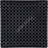 Talerz płytki, kolor czarny, Marrakesz, 255x255 mm