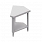 Stanowisko narożne 45 stopni zewnętrzne 667x830x880 mm