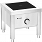 Taboret indukcyjny, 556x582x434 mm, P 8 kW, U 400 V