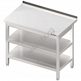 Stół przyścienny z 2-ma półkami 1000x700x850 mm skręcany
