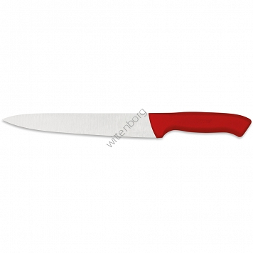 Nóż do krojenia, HACCP, czerwony, L 180 mm