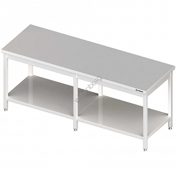 Stół centralny z półką 2800x800x850 mm spawany