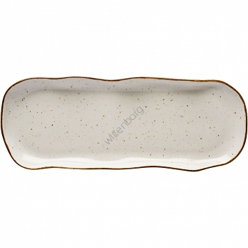 Pólmisek-taca, kolor beżowy, Stone Age, L 350 mm