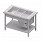Stanowisko z wanną chłodniczą sałatkową 3xGN 1/1 1245x750x880 mm