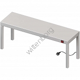 Nadstawka grzewcza na stół pojedyncza 1300x400x400 mm