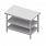 Stanowisko neutralne dwupółkowe 600x750x880 mm