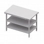 Stanowisko neutralne dwupółkowe 600x750x880 mm