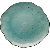 Talerz płytki, kolor morski, Stone Age, O 330 mm