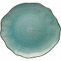 Talerz płytki, kolor morski, Stone Age, O 330 mm