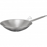 Patelnia wok, stal satynowana, O 380 mm