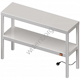 Nadstawka grzewcza na stół podwójna  1400x400x700 mm