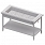 Stanowisko z wanną neutralną izolowaną do ekspozycji w lodzie 4xGN 1/1 1570x750x880 mm