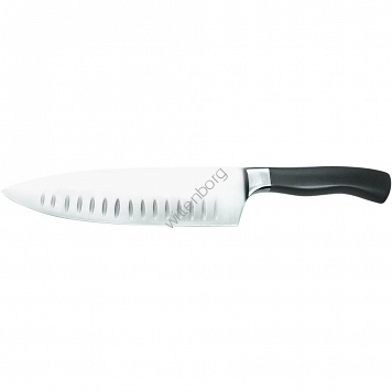 Nóż kuchenny ze szlifem, Elite, kuty, L 200 mm
