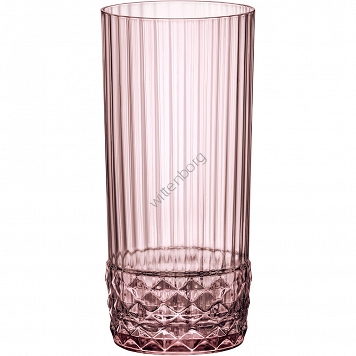 Szklanka wysoka, lilac rose, America' 20 s, V 490 ml