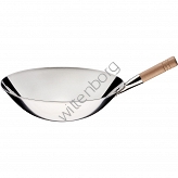 Patelnia wok, stal polerowana, O 400 mm