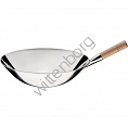 Patelnia wok, stal polerowana, O 400 mm