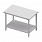 Stanowisko neutralne jednopółkowe 900x750x880 mm