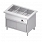 Stanowisko bemarowe wodne 3xGN 1/1, jednokomorowe, zabudowane, drzwi suwane 1132x750x880 mm