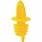 Korek z rurką plastikowy żółty